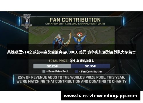 英雄联盟S14全球总决赛奖金池突破6000万美元 竞争愈加激烈各战队力争荣誉