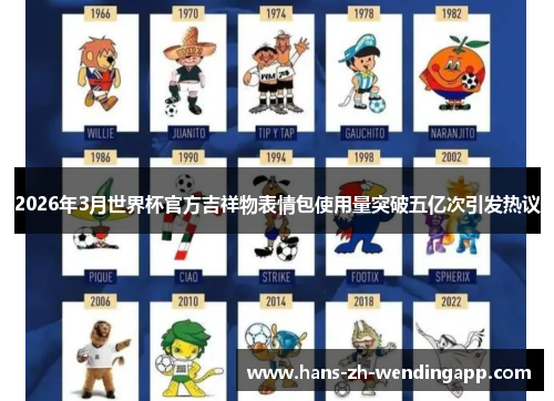 2026年3月世界杯官方吉祥物表情包使用量突破五亿次引发热议